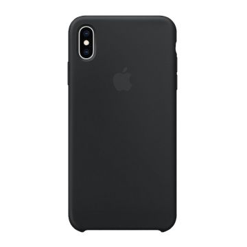 Silikon Case iPhone XS Max MRWE2ZM/A schwarz